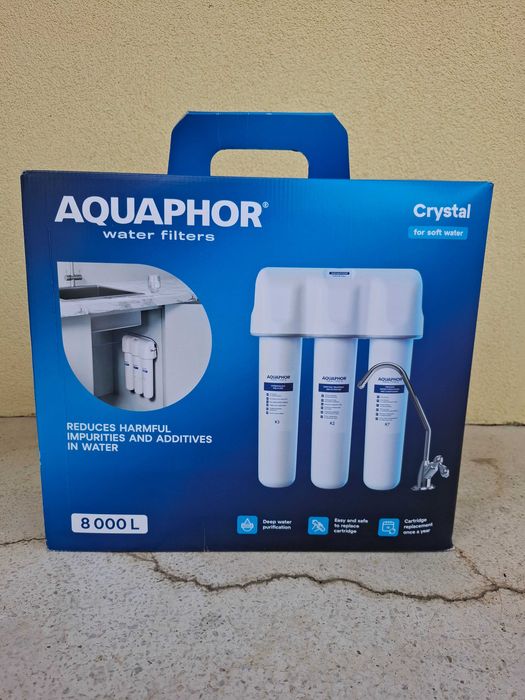 Чисто нов филтър за вода Aquaphor Crystal (Кристал) - 8000L