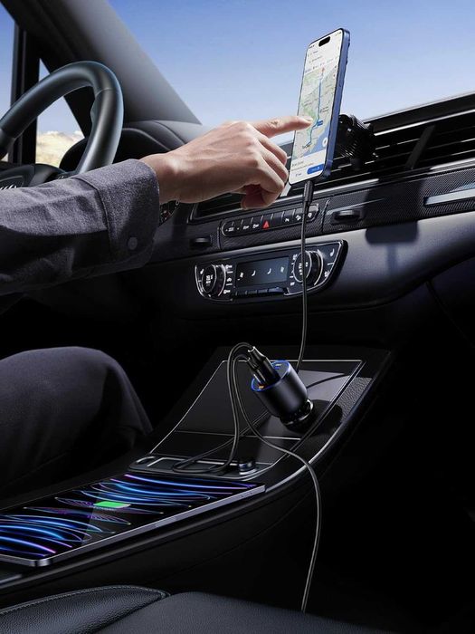 UGREEN 130W зарядно за автомобил,за телефони и лаптопи