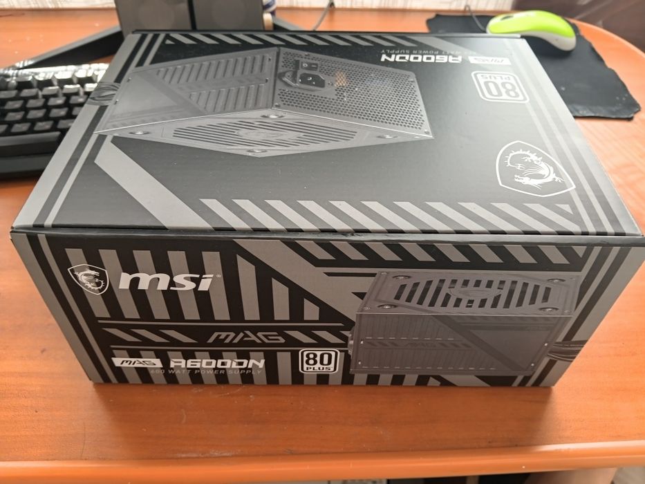 Блок питания MSI mag a600dn 600 ватт новый