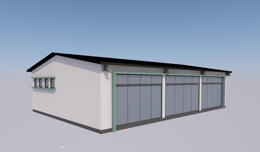 Vindem hale metalice învelite la gata sau doar scheletul metalic exemp