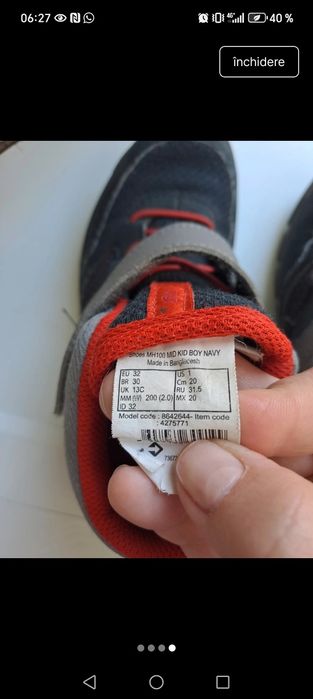 Ghete drumeție Decathlon