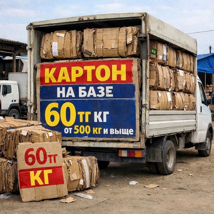 Приём  Картона 60 тг