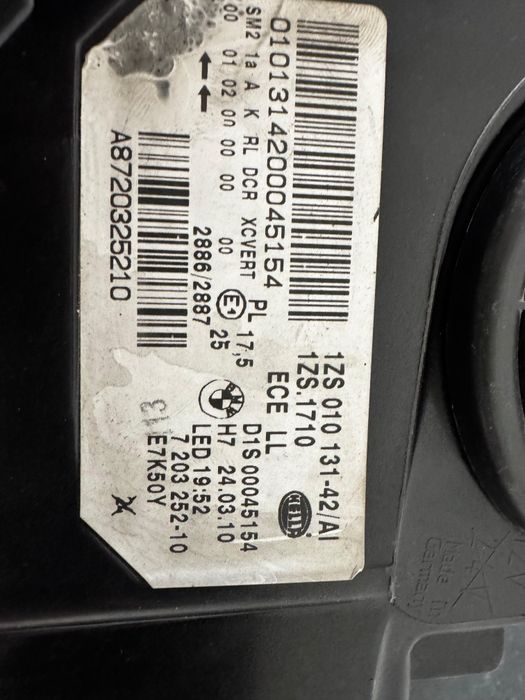 Far dreapta bmw f10 f11 non-facelift adaptiv