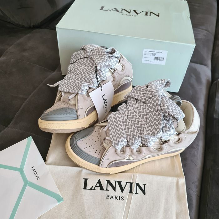 Adidasi Lanvin Curb Lace-up - piele naturala/size 36-45/full pack