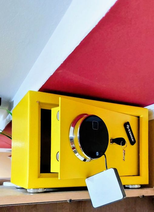 Seif KESSER Electronic Touchscreen Amprentă și Senzori de Alarmă.