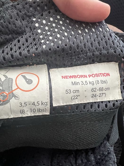 Marsupiu BabyBjörn One Air gri antracit