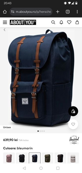 Rucsac Herschel bărbătesc