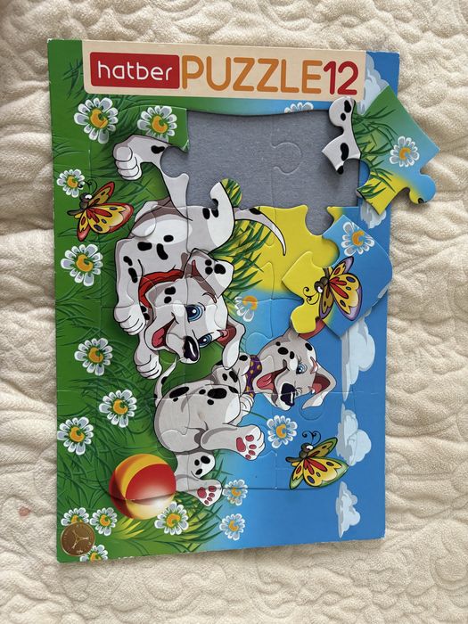 Детские, картонные пазлы