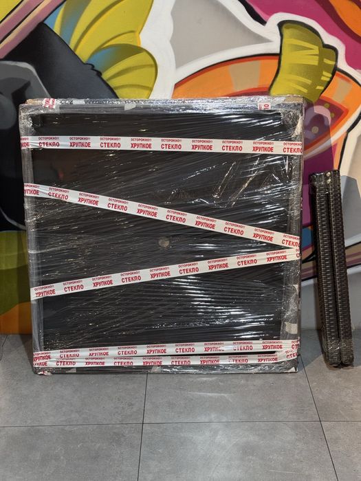 Стол ротанг стекло