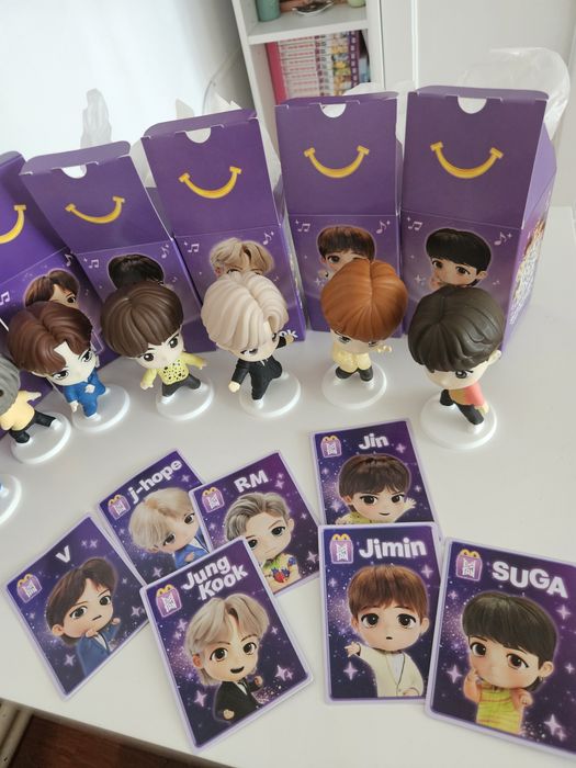 BTS mcdonalds tiny tan colectie completa
