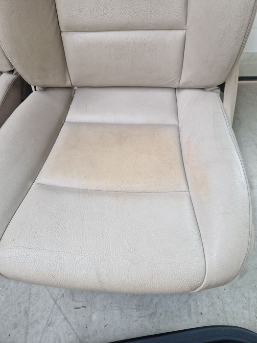 Interior scaune bancheta piele crem bmw f10 lci facelift cu încălzire