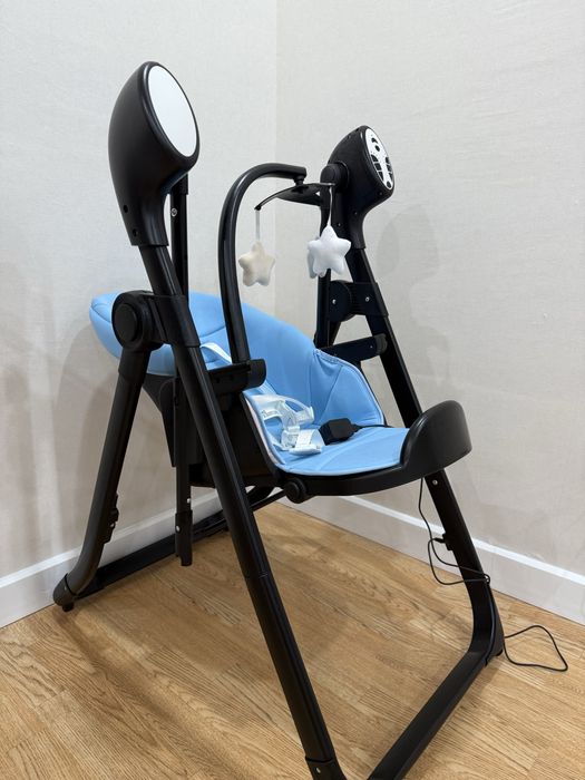 Стул-качалка 2в1 + стульчик для кормления (новый)