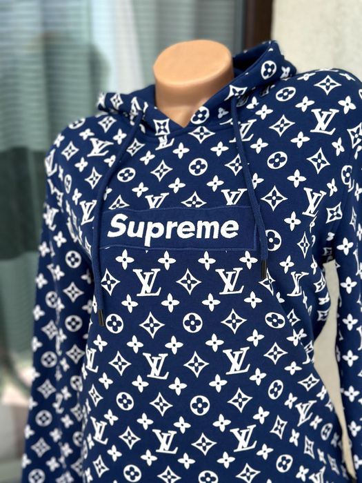 Дамско горнище Louis Vuitton x Supreme - размер М, много добро състояние