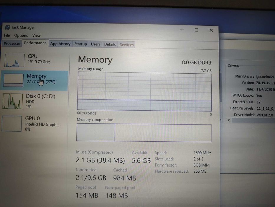 Laptop Lenovo ThinkPad E550 i5-5200U 2.20GHz Broadwell 15.6" 8GB 500GB