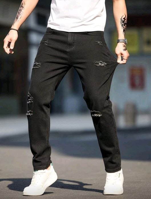 Нови мъжки дънки голям размер