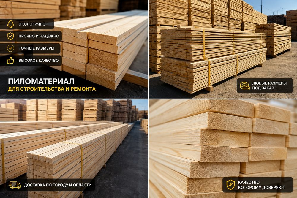 Доска 50×200 брус балка обрешётка