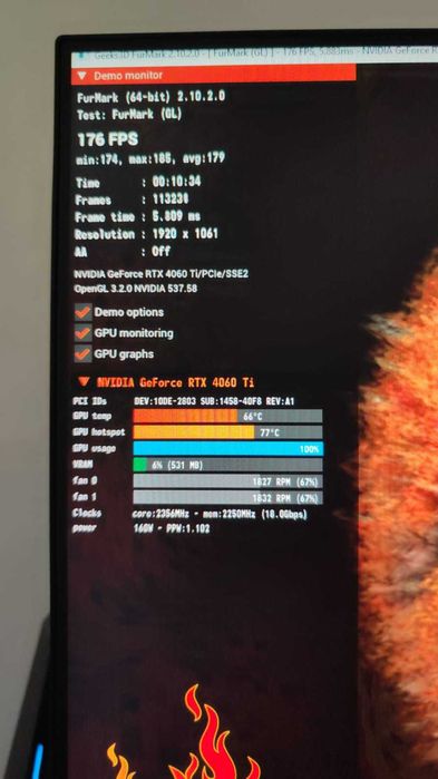 Видеокарта Gigabyte 4060 TI