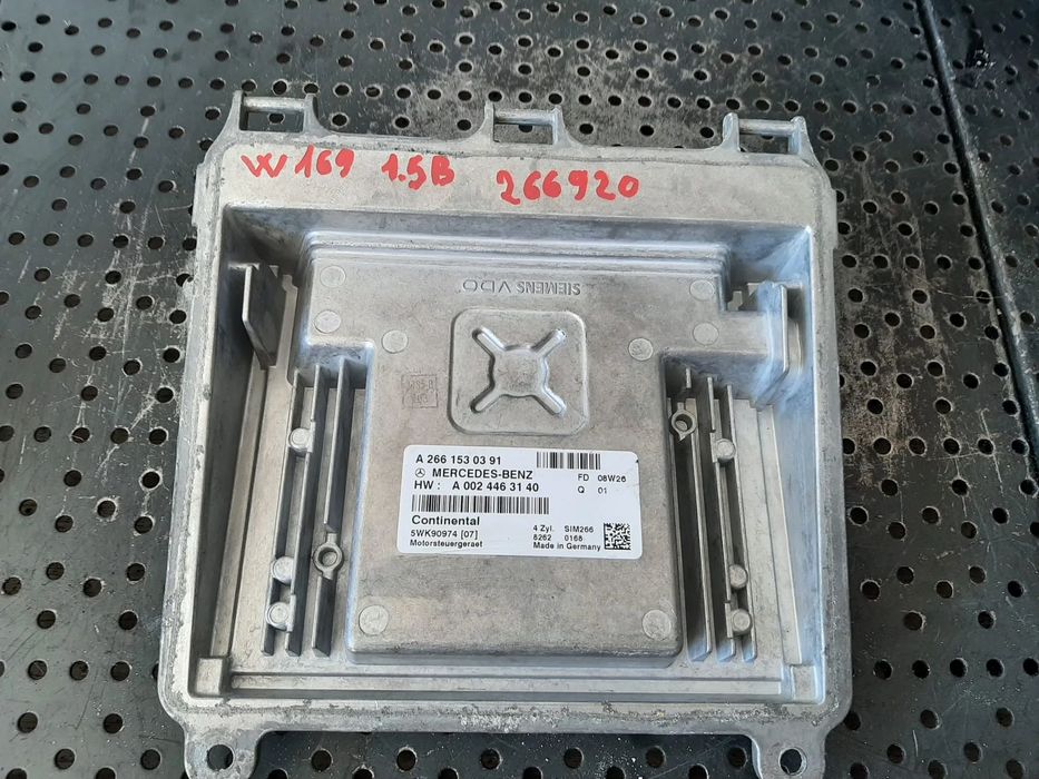 ecu calculator motor 266920 1.5 b mercedes a-class w169  a2661530391  a0024463140