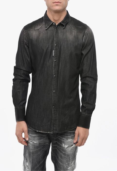 Dsquared2-Denim Classic Western Shirt