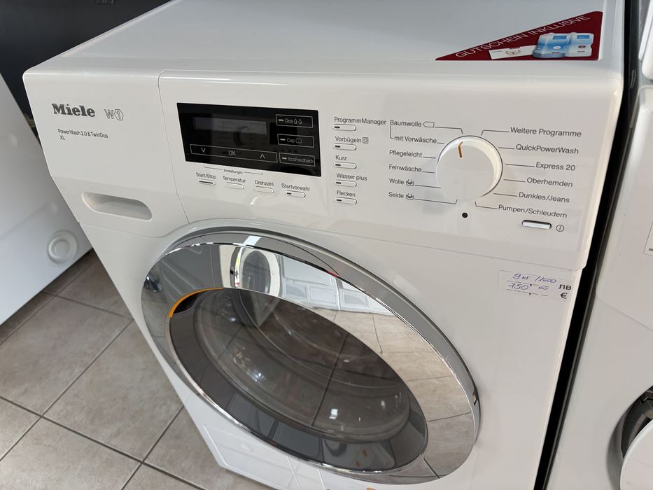 Miele WKH 132 XL/ TwinDos /PowerWash/ 9 kg . Пералня произведена в Германия/24 мес гаранция