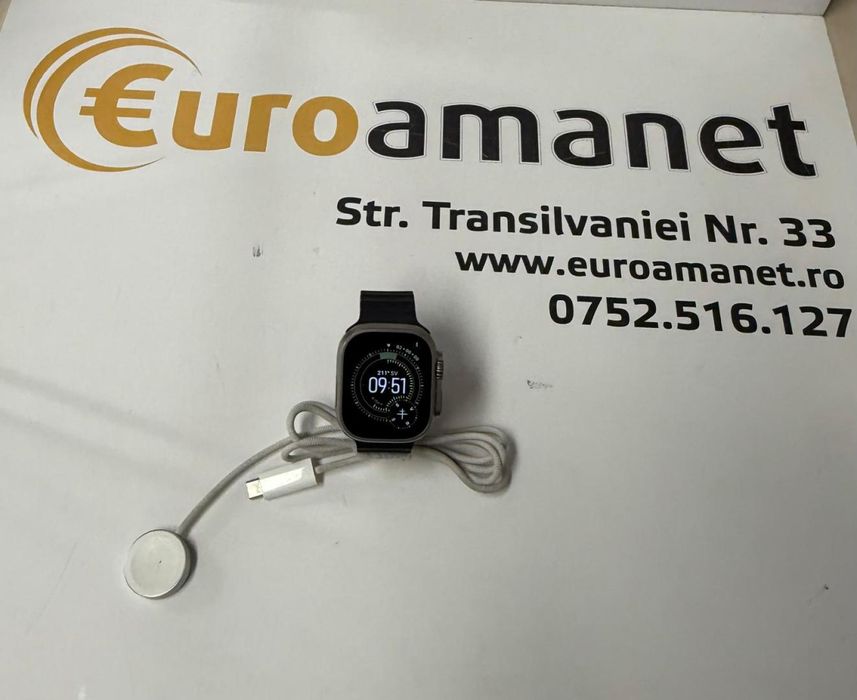 Apple Watch Ultra, GPS, Cellular, Carcasa Titanium 49mm bat.99% -T-