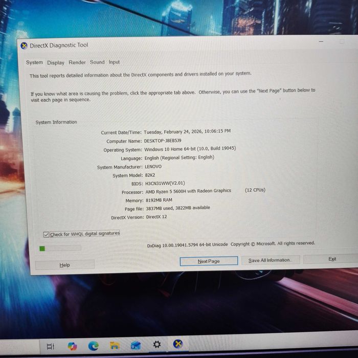 Laptop Gaming Lenovo Ryzen 5-5600H 8GB, 512GB SSD GeForce GTX 1650 4GB