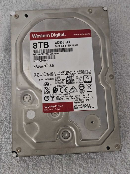 Hard disk WD Red Plus 8TB SATA-III 5640RPM 256MB 3.5"