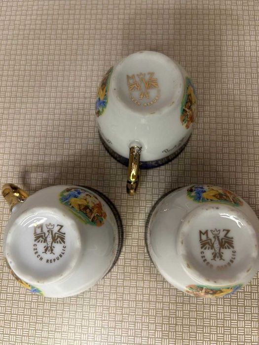 Чашечки для кофе | Три кофейные чашечки производство Чехословакия