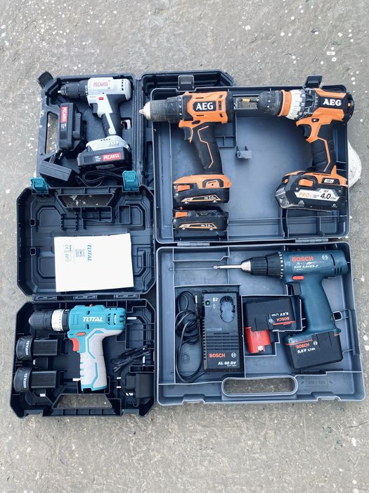 Шуруповерт Bosch AEG ресанта тотал