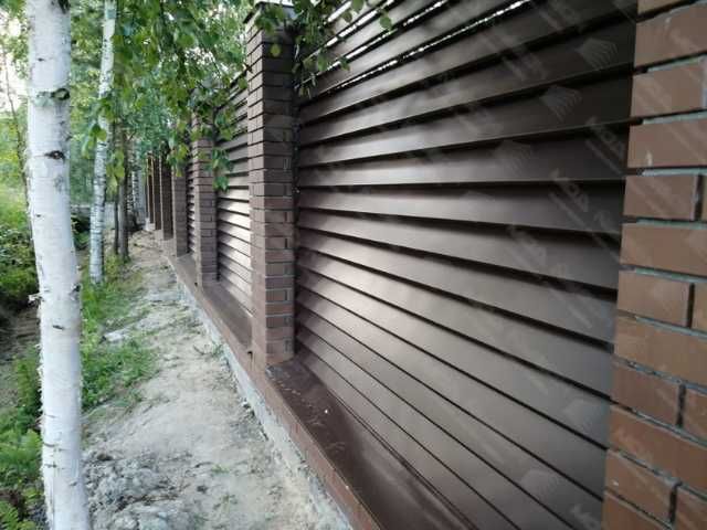 Забор жалюзи еврозабор