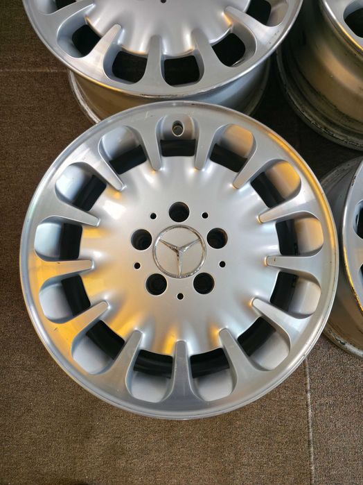 4 Jante Aliaj 5x112 16'' 7.5J ET 42 - OEM Mercedes E-Class W211 - W124 - SL 129R - Impecabile
