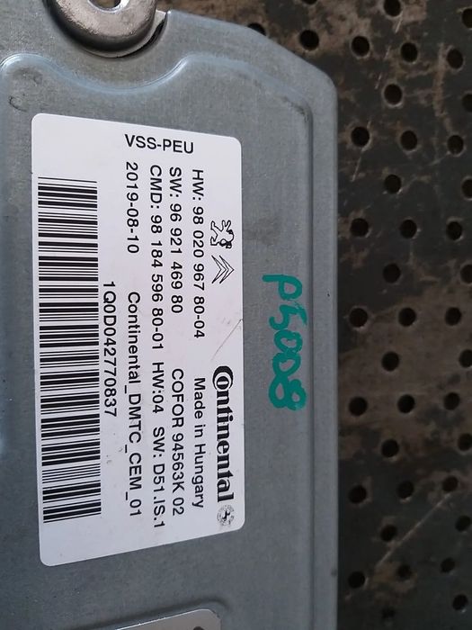 Modul start stop peugeot 5008 2 a2c5342774501 980209678004 9692146980