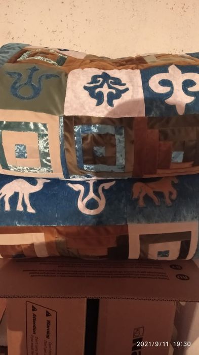 Көрпеге мақта салып тігіп беремін