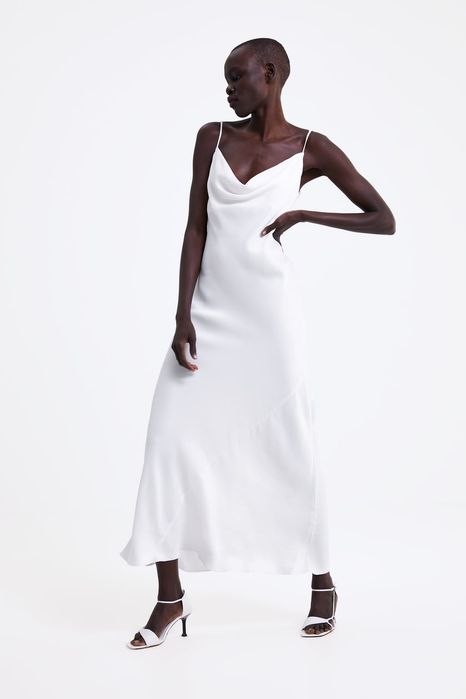 Rochie  satinata Zara limited edition
