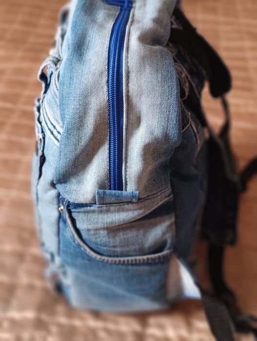 Рюкзак джинсовый