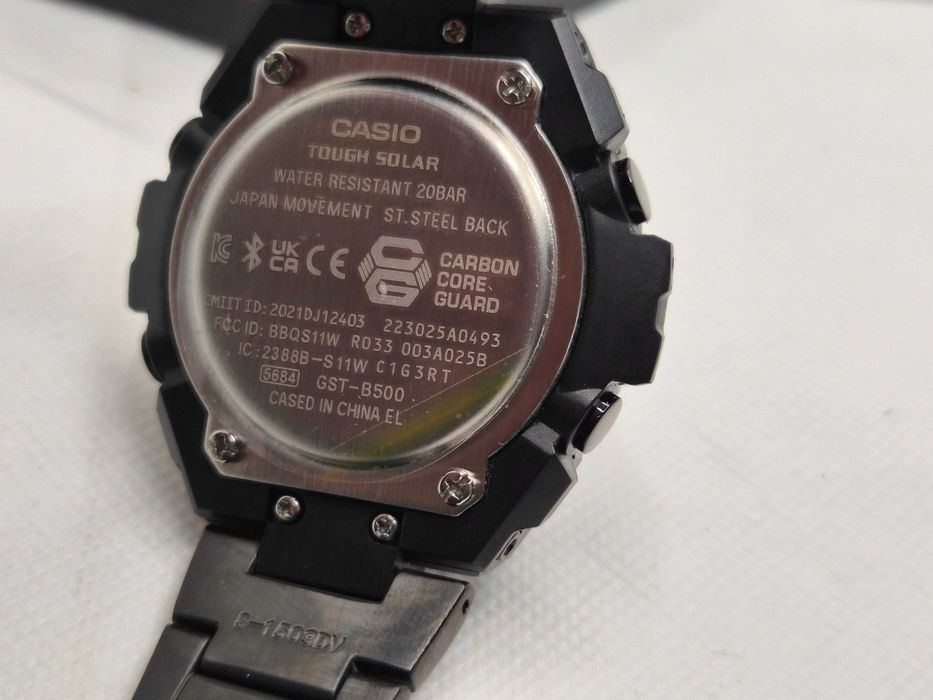 Ceas Sport Barbati Casio g shock GST B500D full metal black- gold , Nou.Garantie 2ani