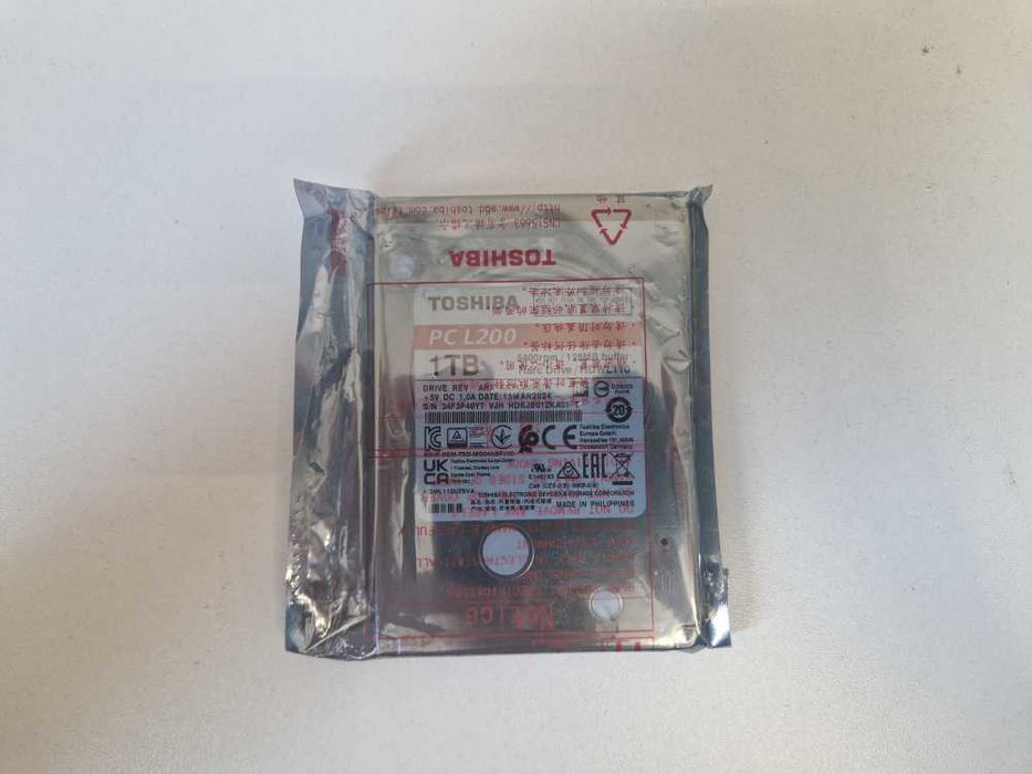 Твърд диск за лаптоп Toshiba L200 1TB 2.5" SATA