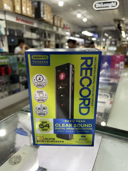 Диктофон remax RP3 64gb multimedia digital voice recorder 64GB