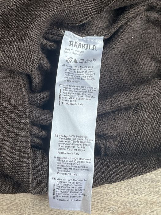HARKILA : Made in ITALY - НОВ 100% Мерино размер М/Л Оригинал