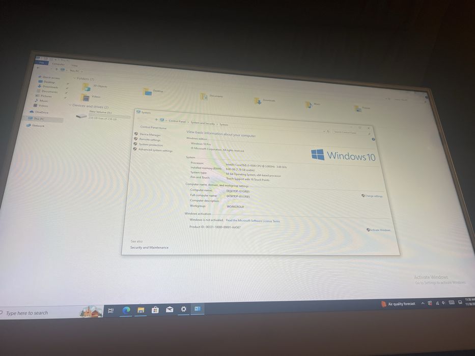 HP EliteOne 800 G5 2in1 Tablet Mode