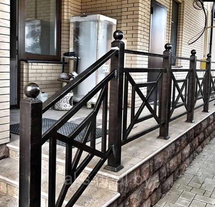 Перила в стиле хай-тек