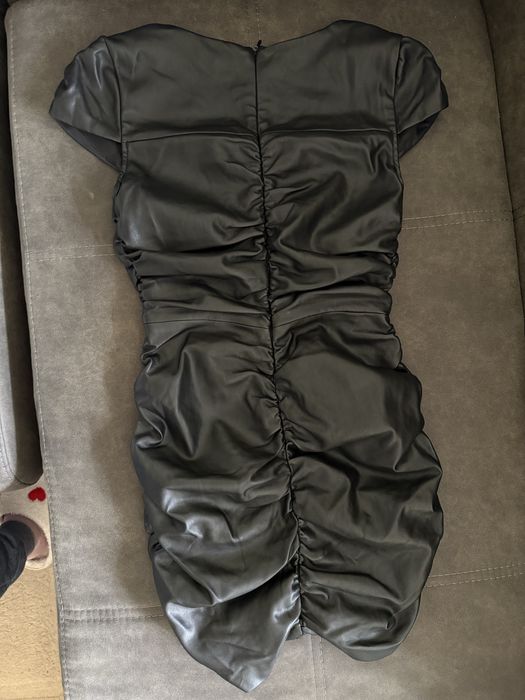 Рокли,пайетена,кожена