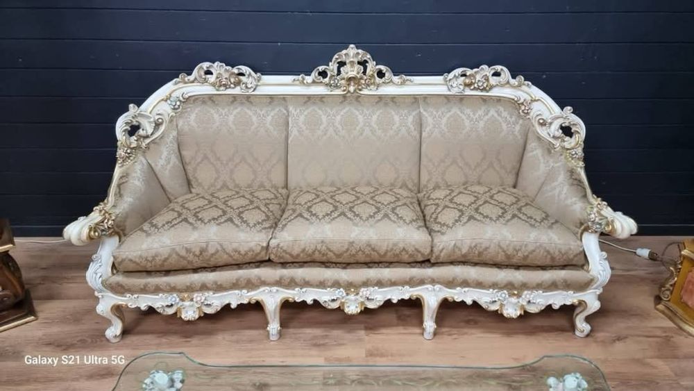 Комплект красива барокова холна гарнитура Silik