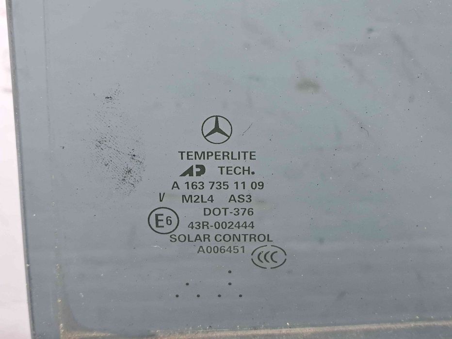 Geam fix usa stanga spate Mercedes Clasa ML (W163) [Fabr 1998-2005] OE