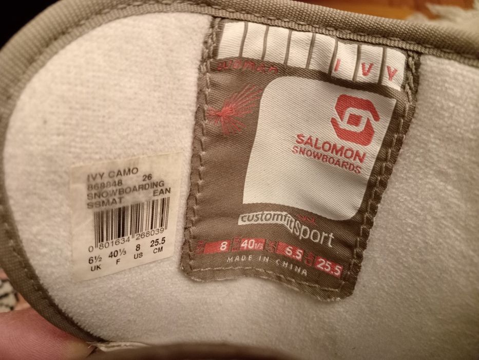 Boots de snowboard Salomon masura 40 - 40,5