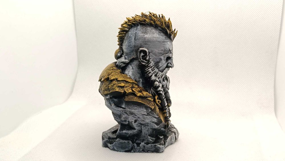 Ръчно изработена 3D принтирана колекционерска фигурка – Воин Викинг / Fantasy Bust