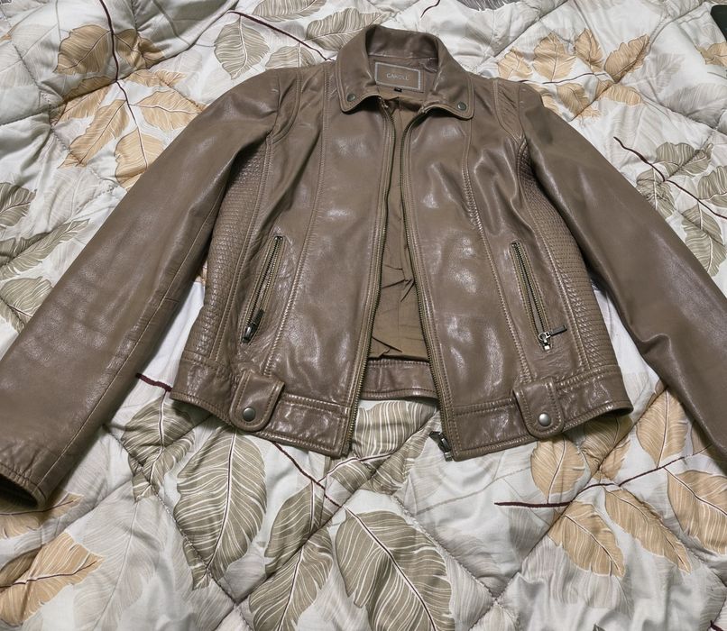 Кожено дамско яке