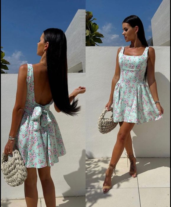 Къса Рокля с принт