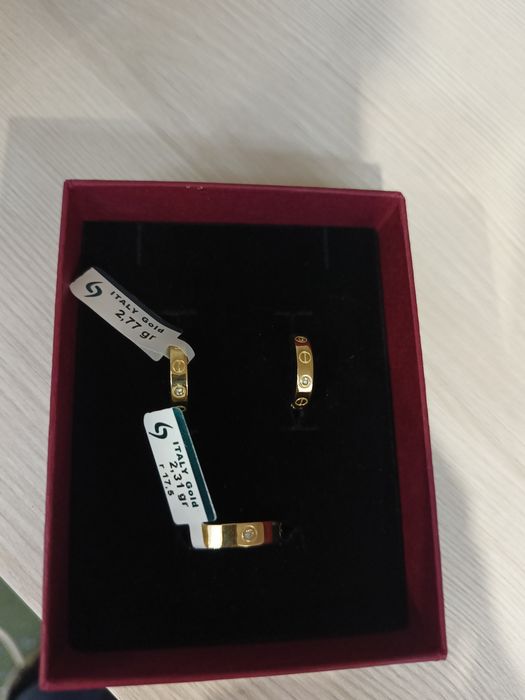 Золотой комплект Cartier