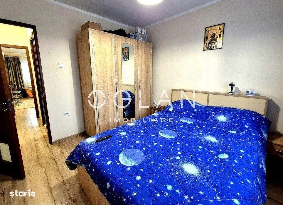 2 camere Valea Aurie, et.3, balcon, comision 0%